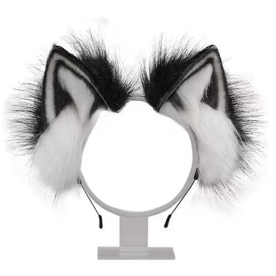 Cute Cat Ears Headband Plush Animal Hair Band Halloween Part