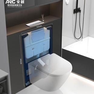 水箱暗藏式 公寓房800mm高度气动隐藏式 入墙水箱挂便器专用 款 热卖