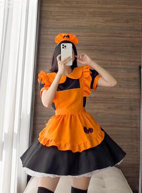 万圣节南瓜女仆服装女巫服装万圣节女巫服装趋势