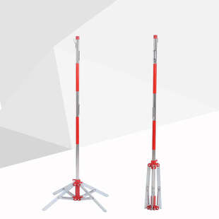 电力安全围网支架不锈钢围栏网伞式支架地插杆警戒隔离带立杆立柱