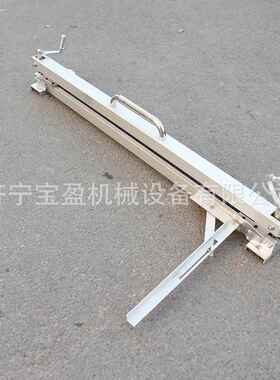 QGJ-1400皮带切割机1600带宽无动力输送带割带机手动机械割皮机