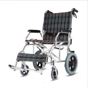 凯洋轮椅铝合金折叠老年人残疾人代步车旅行便携863 12适老保健