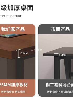 ft电脑桌电竞游戏家用简约带穿线孔风冷机箱位书架一体台式加厚桌