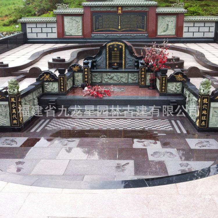 定 制厂家花岗岩墓碑定 做农村土葬石材板青石汉白玉墓碑石碑