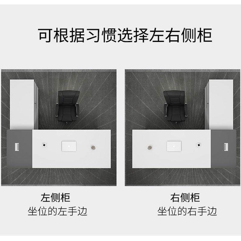 简约现代总裁老板桌轻奢经理桌椅组合柜董事长办公室家具大班新品
