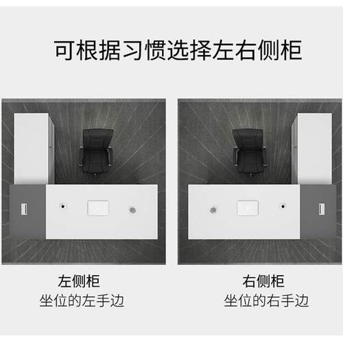 简约现代总裁老板桌轻奢经理桌椅组合柜董事长办公室家具大班新品