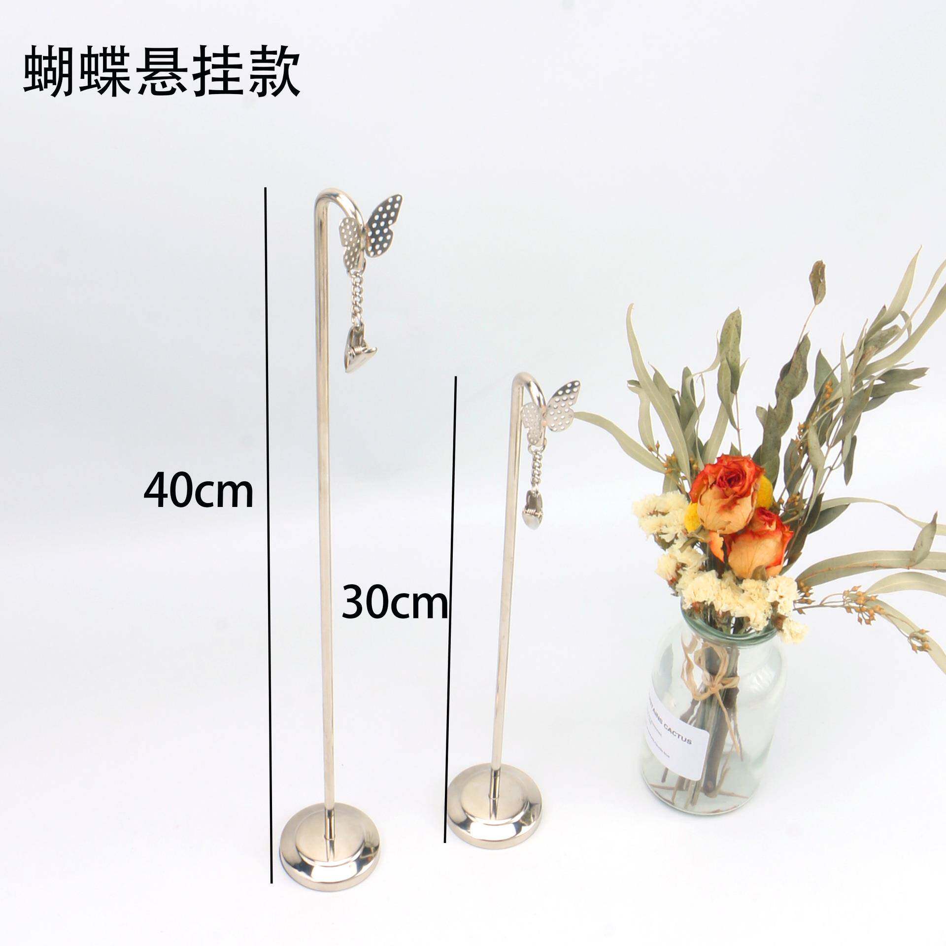 创意留悬挂位夹款金属席位夹 婚庆席卡夹桌台号 桌面照片夹YS0608