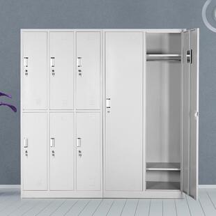 钢衣制更柜员企业位单工厂工储震怡 529物柜学校宿舍加厚衣柜