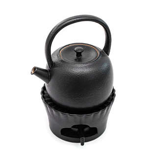 高端耐热玻璃公道杯分茶器蜡烛加热茶壶温茶器底座茶滤海侧把公杯
