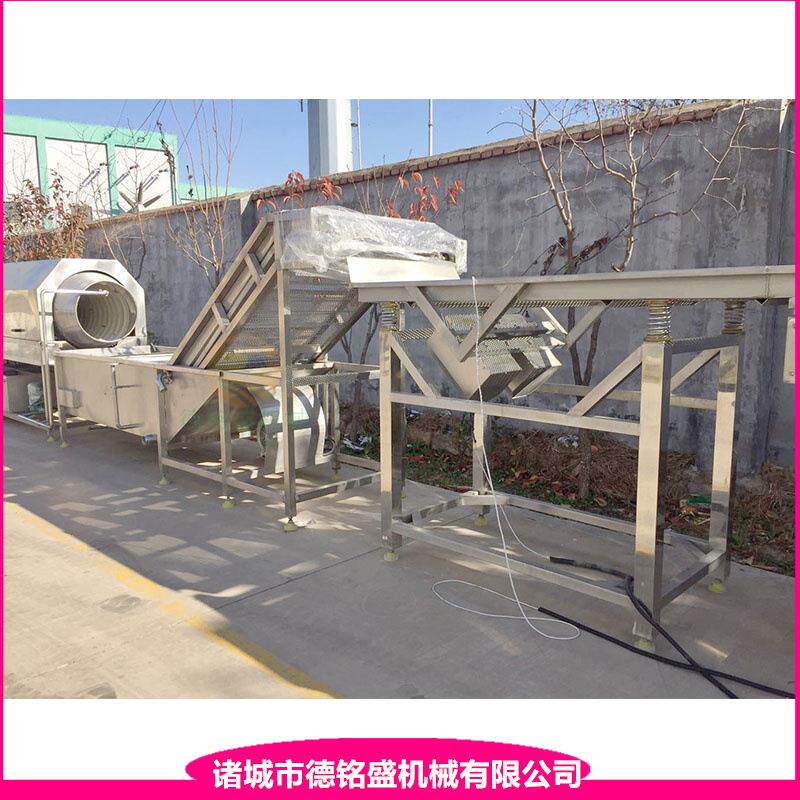 清洗核桃仁去皮流水线 黑芝麻核桃仁油炸机 炸琥珀核桃设备
