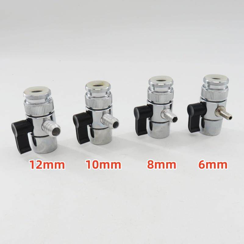 净水器配件单切阀分流开关分水器转换龙头进水三通配件切换阀6810