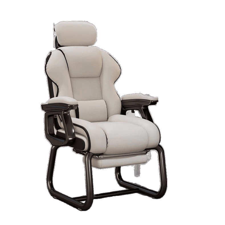 电脑椅家用弓形椅舒适久坐书桌办公椅可躺沙发椅休闲电竞椅老板椅