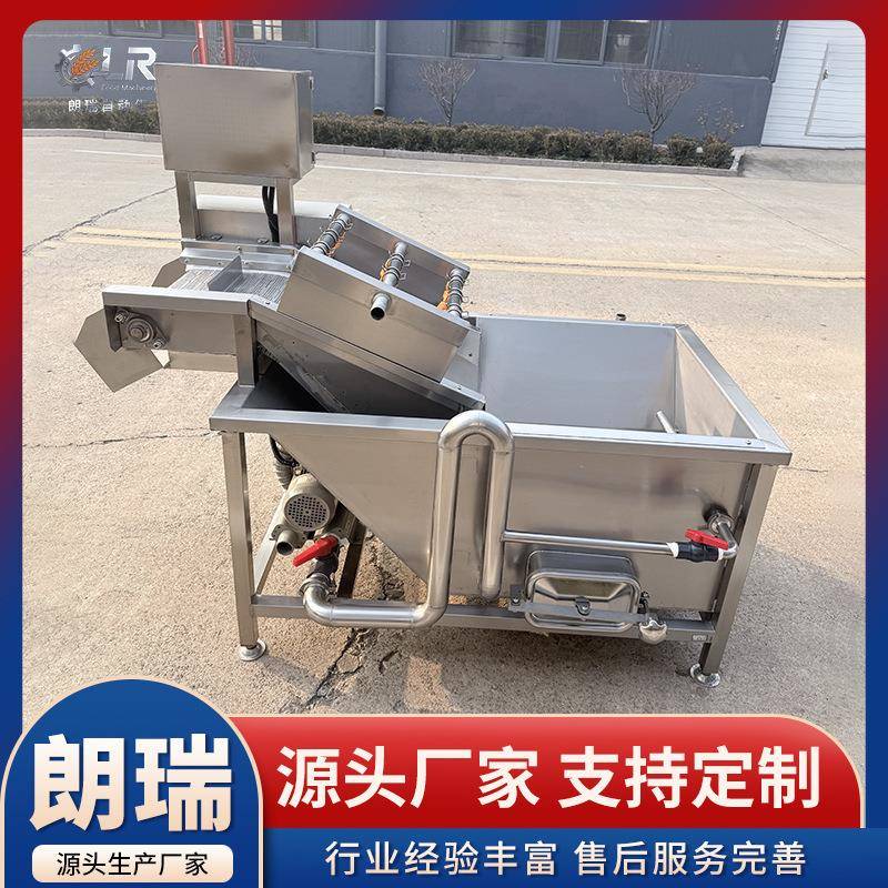 中小型气泡清洗机干虾仁浸泡清洗净菜加工设备鸡翅鸭翅解冻机