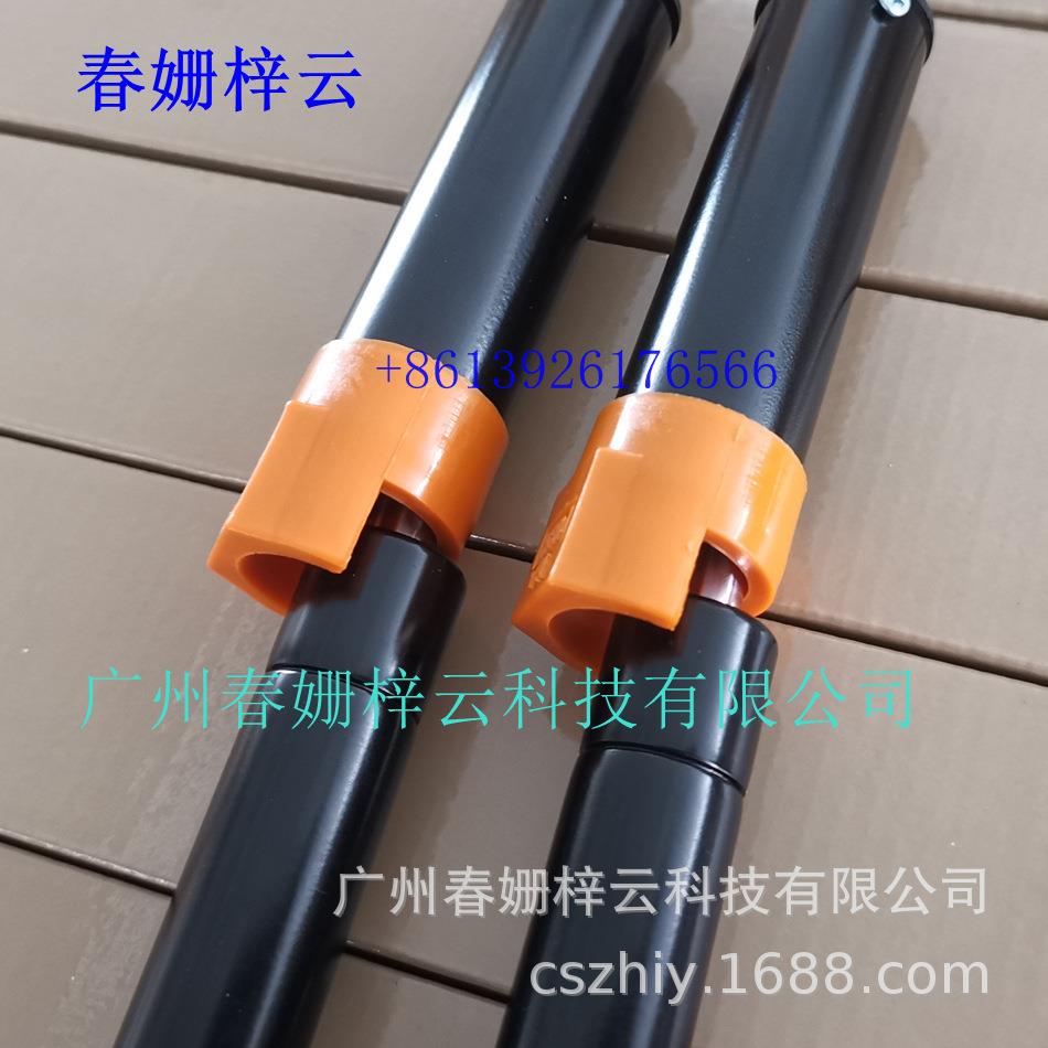 自锁带黄色保护套安全锁叉车跑步机用气弹簧液压支撑杆
