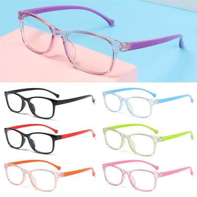 Square Anti-blue Light Kids Glasses Optical Frame Children B