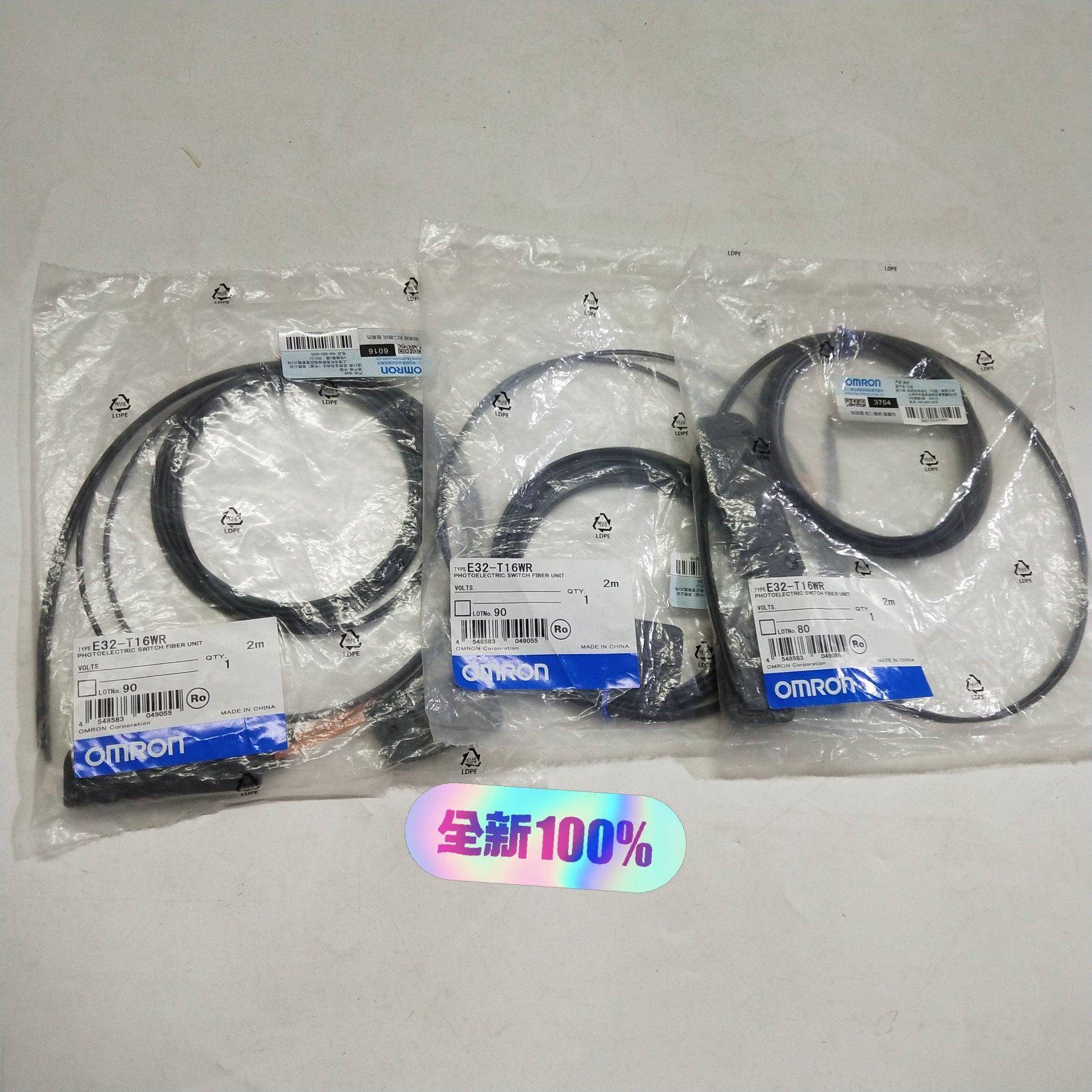 OMRON欧姆龙E32-T16WR光纤传感器 全新原装正品