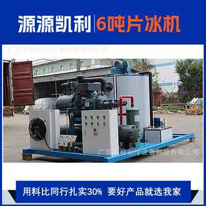 6吨肉类加工商用片冰机源头工厂全自动制冰设备价直销