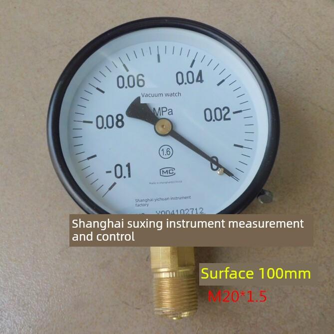 上海仪川仪表厂真空压力表 负压表 Z40 Z60 Z100 Z150 -0.1-0MPA