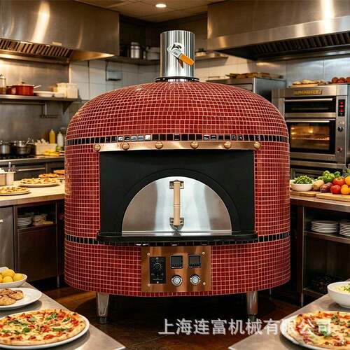 意式复古半圆穹顶披萨窑炉 西西里台式果木披萨炉 西餐厅披萨专门
