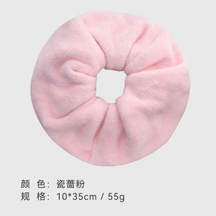 洗完头不闷油 超大发圈强吸水毛巾发圈褶皱花边干发大肠发圈头饰