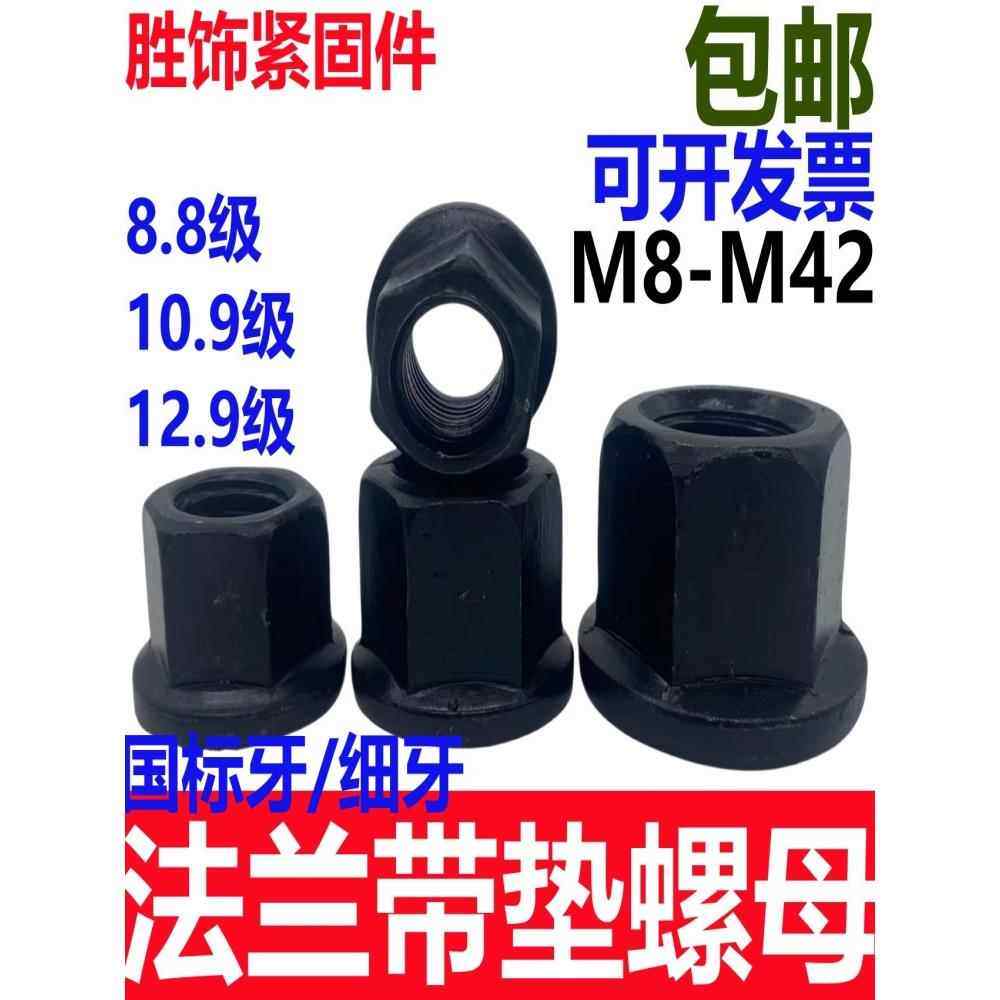 法兰带垫螺帽六角带垫螺母M8M10M12M16M18M20M24-M36模具压板螺母,五金/工具,螺母,淘宝优惠券,粉丝福利购,淘宝优惠卷