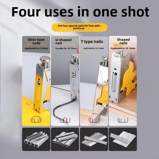 熟食纸箱钉枪手动钉枪门型t型U型木工专用打猎枪钉油画代码钉枪