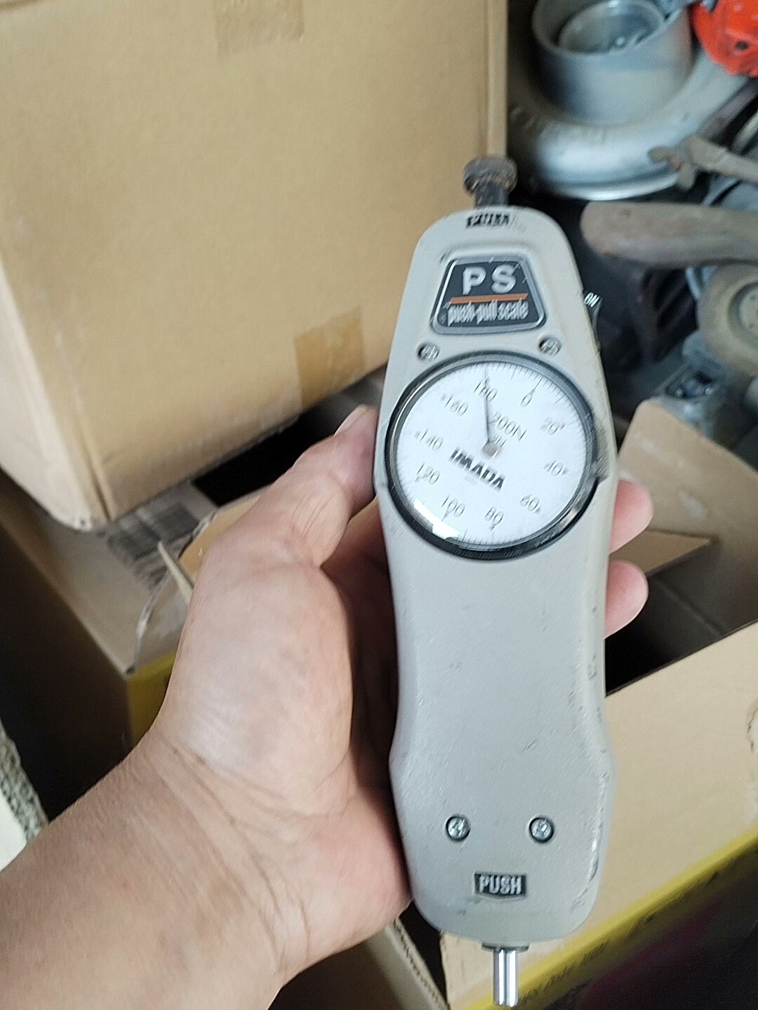 日本进口拉力计，就图片上的东西，不会用，有要的拍，啥都不包，