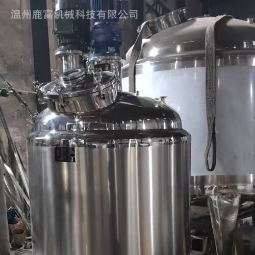 鹿富供应不锈钢电加热立式0拌罐100L搅配料拌桶液体搅拌LF--PLG搅