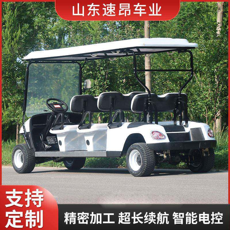 高尔夫球车出口品质酒店度假村接驳摆渡车敞篷越野电动车观光车