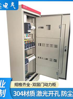 双层门总控加空开漏电配电箱照明动力电气柜落地柜操作台