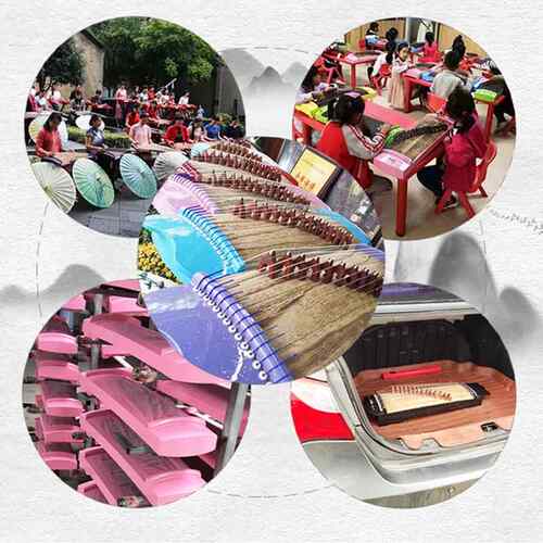 红14儿弦实木小古筝筝小型便小古筝携式迷你70C星M半初学者童练指