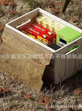户整外通用露营005箱收纳箱盖板营桌可折叠野理车载后备箱家用储