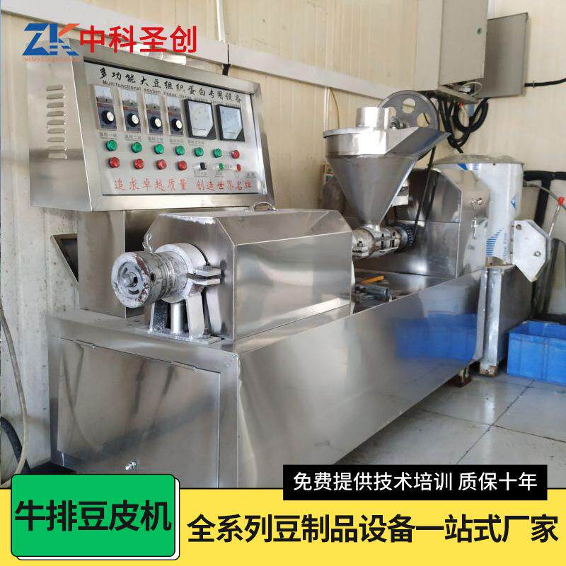厂家供应新型豆皮机电加热全自动多功能素牛排豆皮机人造肉机器