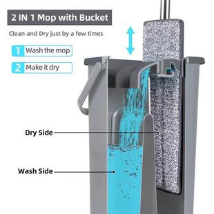 Hand Flat Free And Floor Bucket Mop For Hom Professional Set