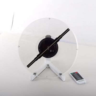 新款28CM桌面透明式裸眼3D全息广告机风扇屏HOLOGRAM LED FAN工厂