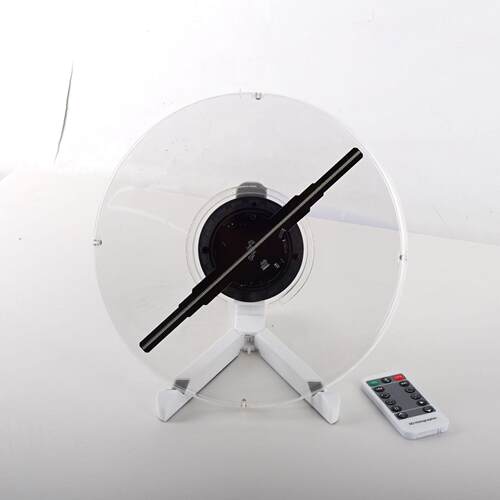 新款28CM桌面透明式裸眼3D全息广告机风扇屏HOLOGRAM LED FAN工厂