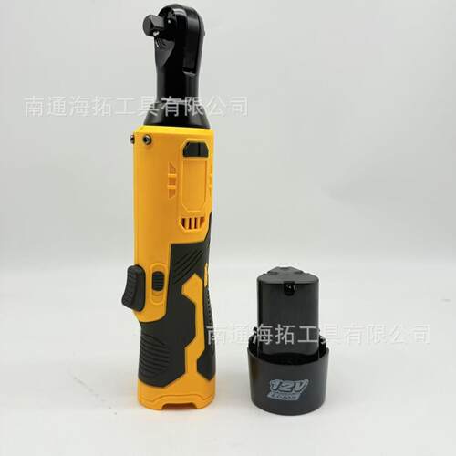12V锂电电动棘轮扳手90度角向建汽舞修台搭拐直角147弯器弯头扳手