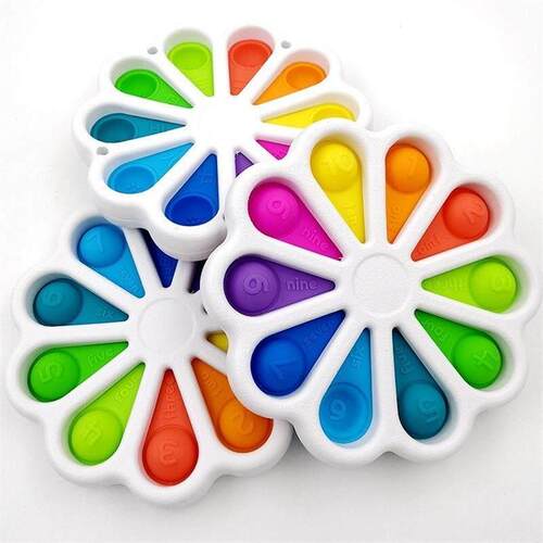 Push Pop Simple Fidget Toy Number Learning Toys for
