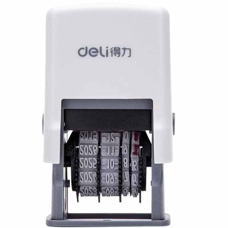 deli79951回墨日期印号码机可调年月日时间生产日期打码