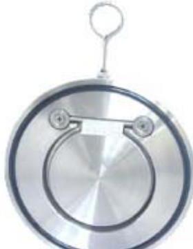 直销对夹止回阀不锈钢单片式旋启式翻板原片挡板单向阀H74X