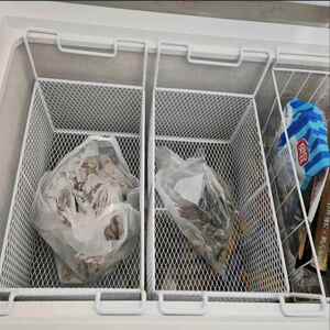 冰柜内部置物盒架理冰分隔内置物筐栏篮子收纳整分AFO类大挂箱篮