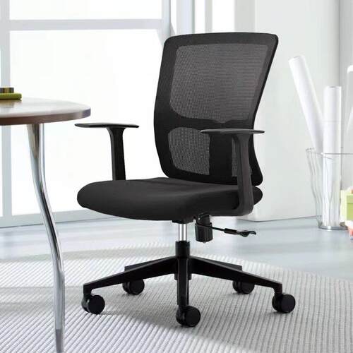 职员办公椅舒适学生宿舍久坐电脑椅网布家用会议椅休闲椅人体工学