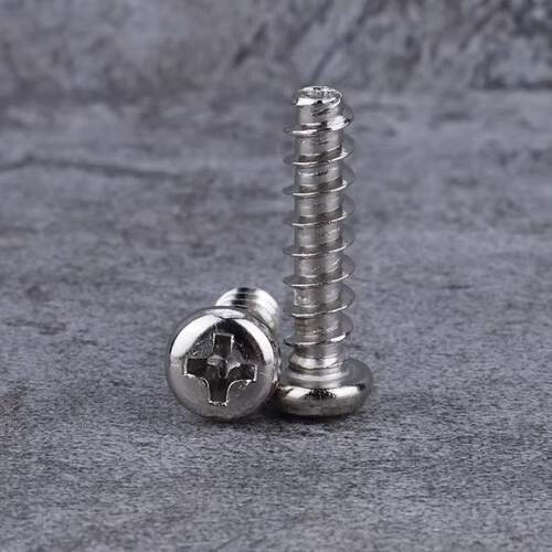 PB镀镍圆头十字平尾自攻螺丝盘头自攻丝螺丝钉1.4M2/M3/M4/M5