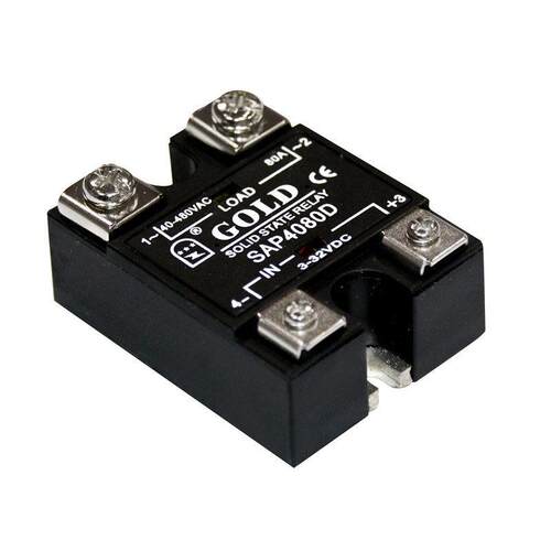 固特GOLD 单相交流固态继电器SAP4040D 4060D 4080D 双LED指示