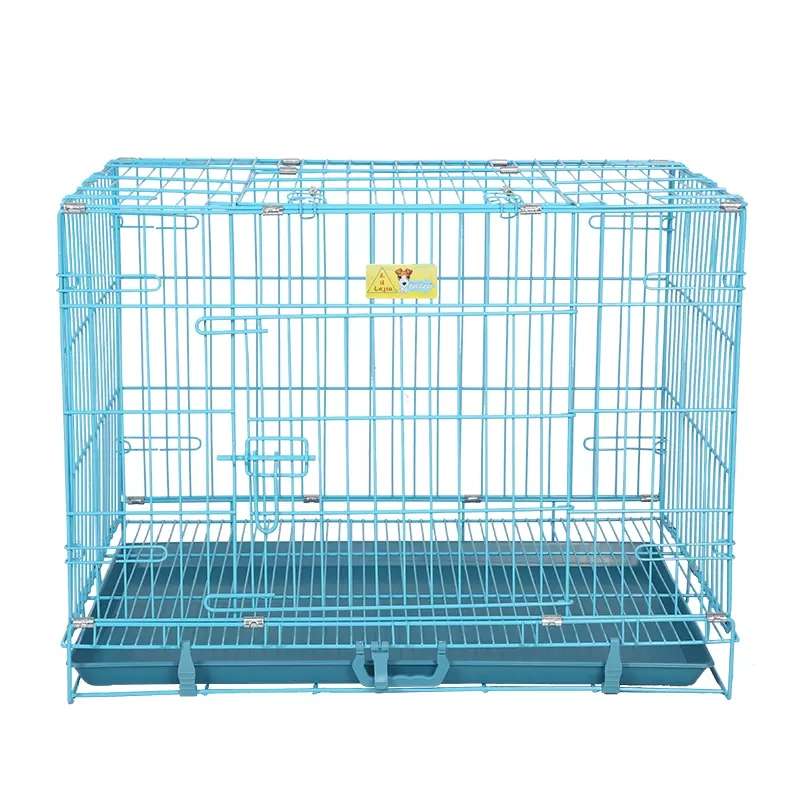 乐佳狗笼猫笼小型犬折叠狗笼子猫笼子泰迪笼子围栏中型室内带厕所