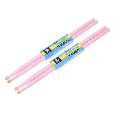 2 Pairs 5a Drum Sticks Nylon Tip Drumsticks Maple Wood Drum