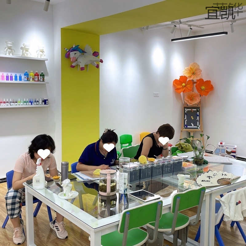 YP55幼儿美术桌儿童绘画桌手工桌中小学生课桌椅少儿美术画室桌子