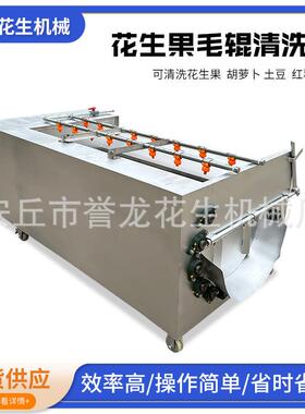 萝卜红薯土豆毛辊全自动清洗机芋头大姜去泥去皮U型毛辊清洗机