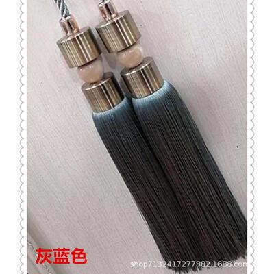 束带装饰新简约绑绳吊 流苏customized穗窗帘中式挂扎绑带球现代