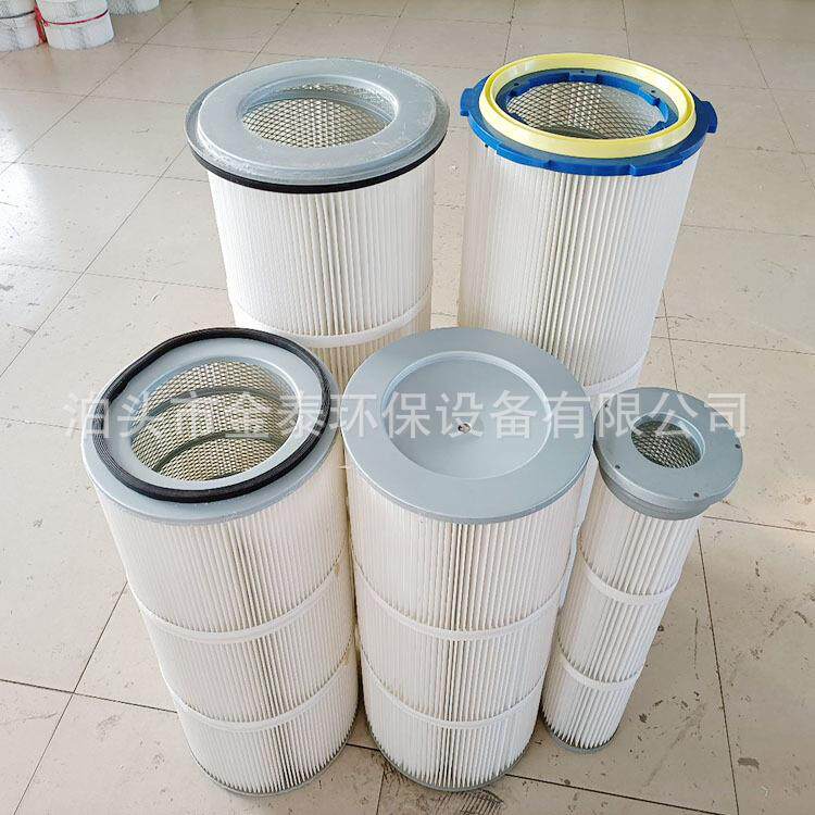 除尘器滤筒覆膜阻燃螺杆吊装六耳卡盘喷砂房激光粉尘过滤焊烟滤芯